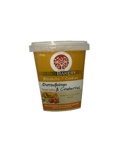 Οικοπάλ Bio Bakery Φυστικοβούτυρο & Cranberries