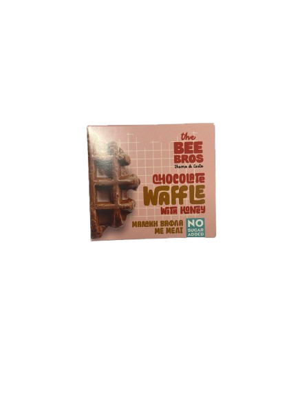 The Bee Bros waffle με μέλι & σοκολάτα