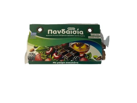 Πανδαισία μπάρα με μαύρη σοκολάτα
